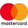 Logo Mastercard z czerwonym i pomarańczowym okręgiem