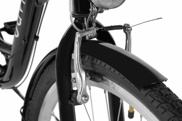 Cykel frambroms och skärm detalj