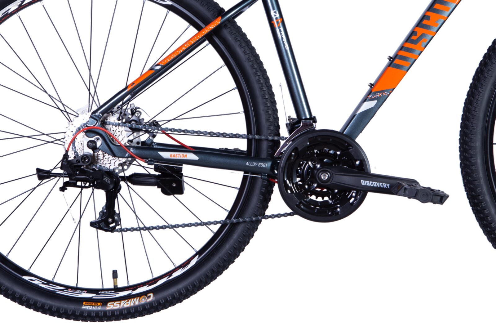 Närbild av cykelkedja och växelsystem