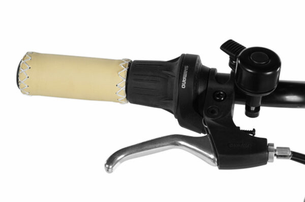 Cykelhandtag och växelspak med ringklocka