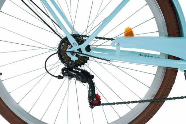 Szczegóły napędu roweru miejskiego