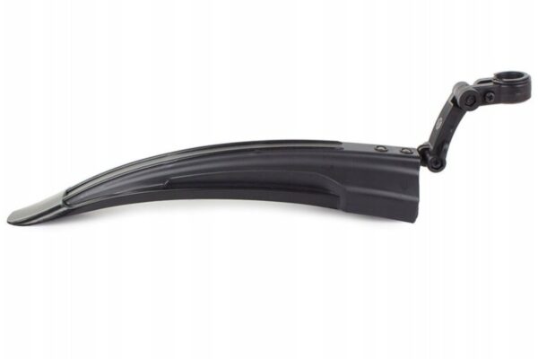 Czarny błotnik rowerowy z regulacją