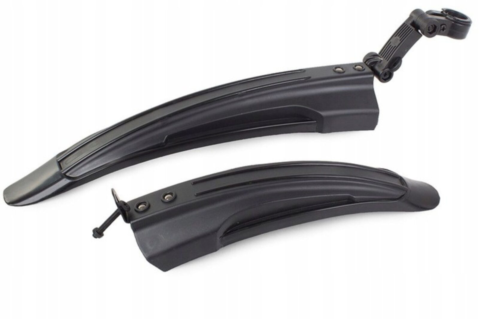 Zestaw błotników rowerowych w kolorze czarnym