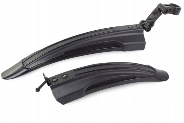 Zestaw błotników rowerowych w kolorze czarnym