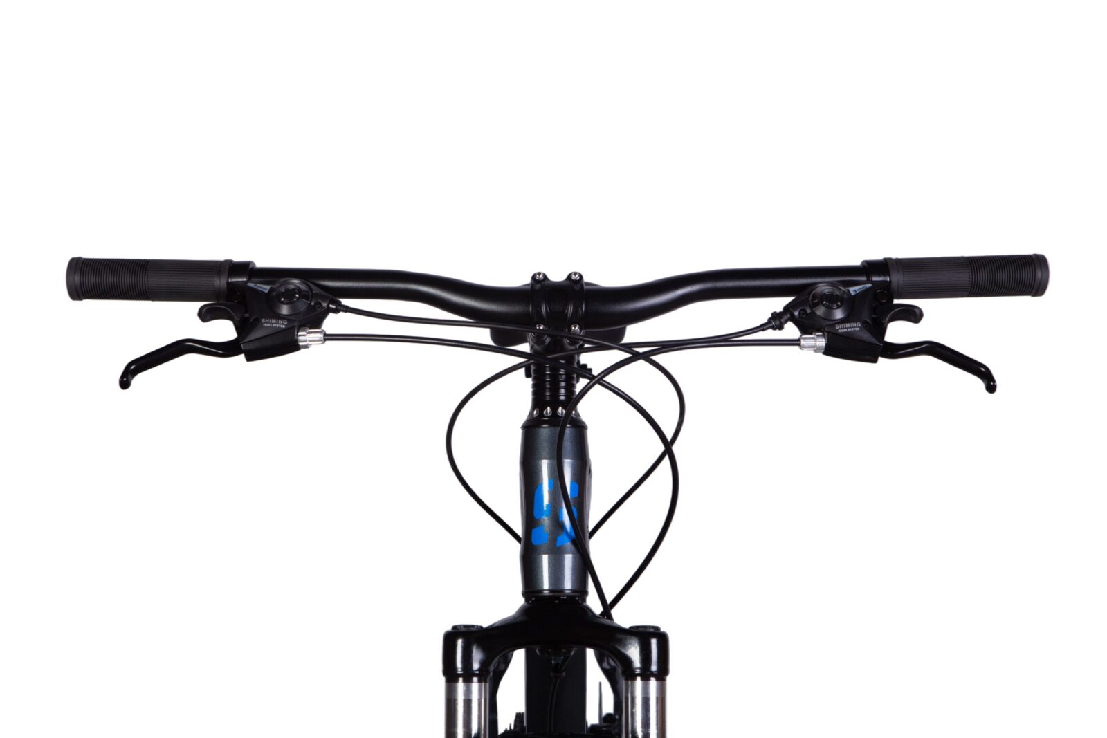 Kierownica roweru górskiego z hamulcami