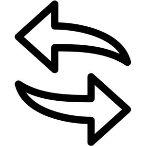 Ikona symbolizująca wymianę informacji