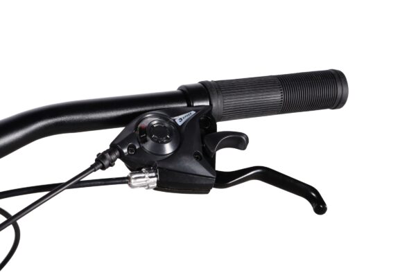 Kierownica rowerowa z manetką zmiany biegów