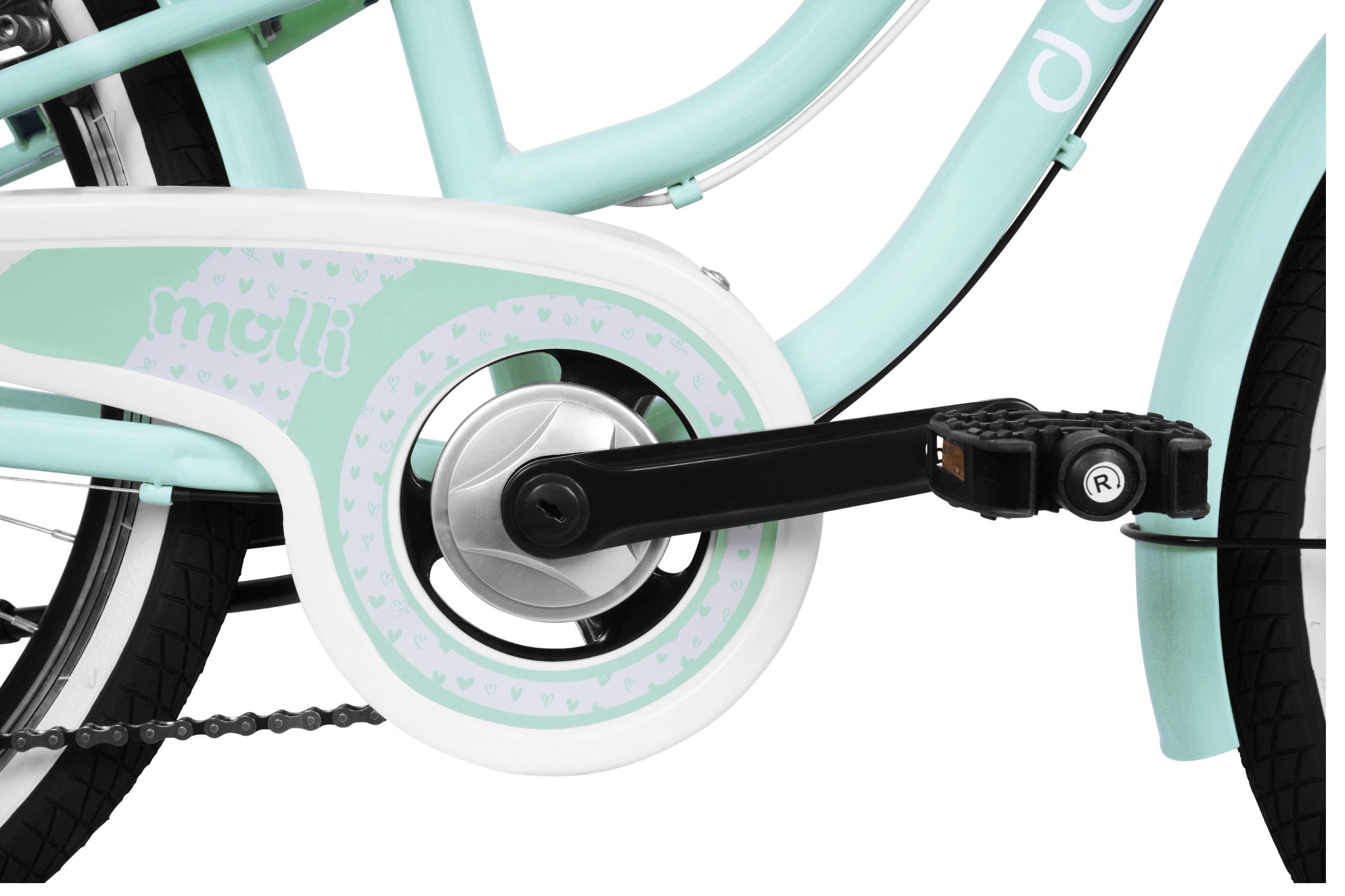 rower dziecięcy davi molli 24", 130–165 cm, 7 biegów, zielony