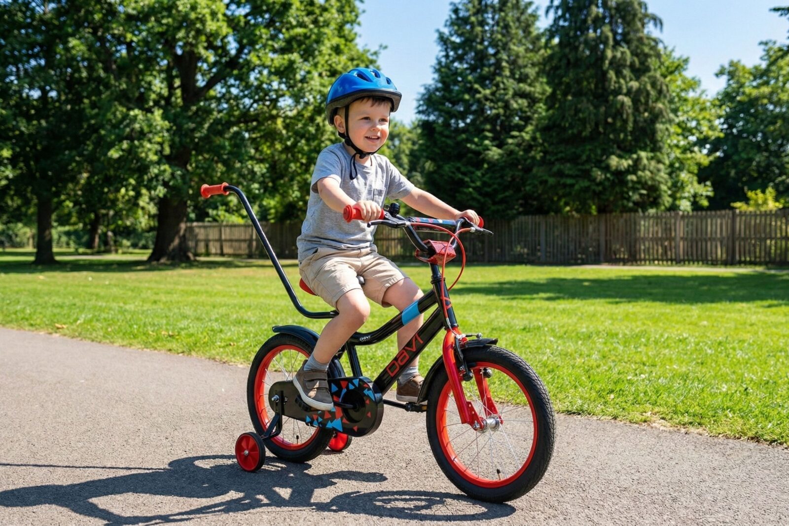 rower dziecięcy davi zippy 16", 95 110 cm, 1 bieg, czarny