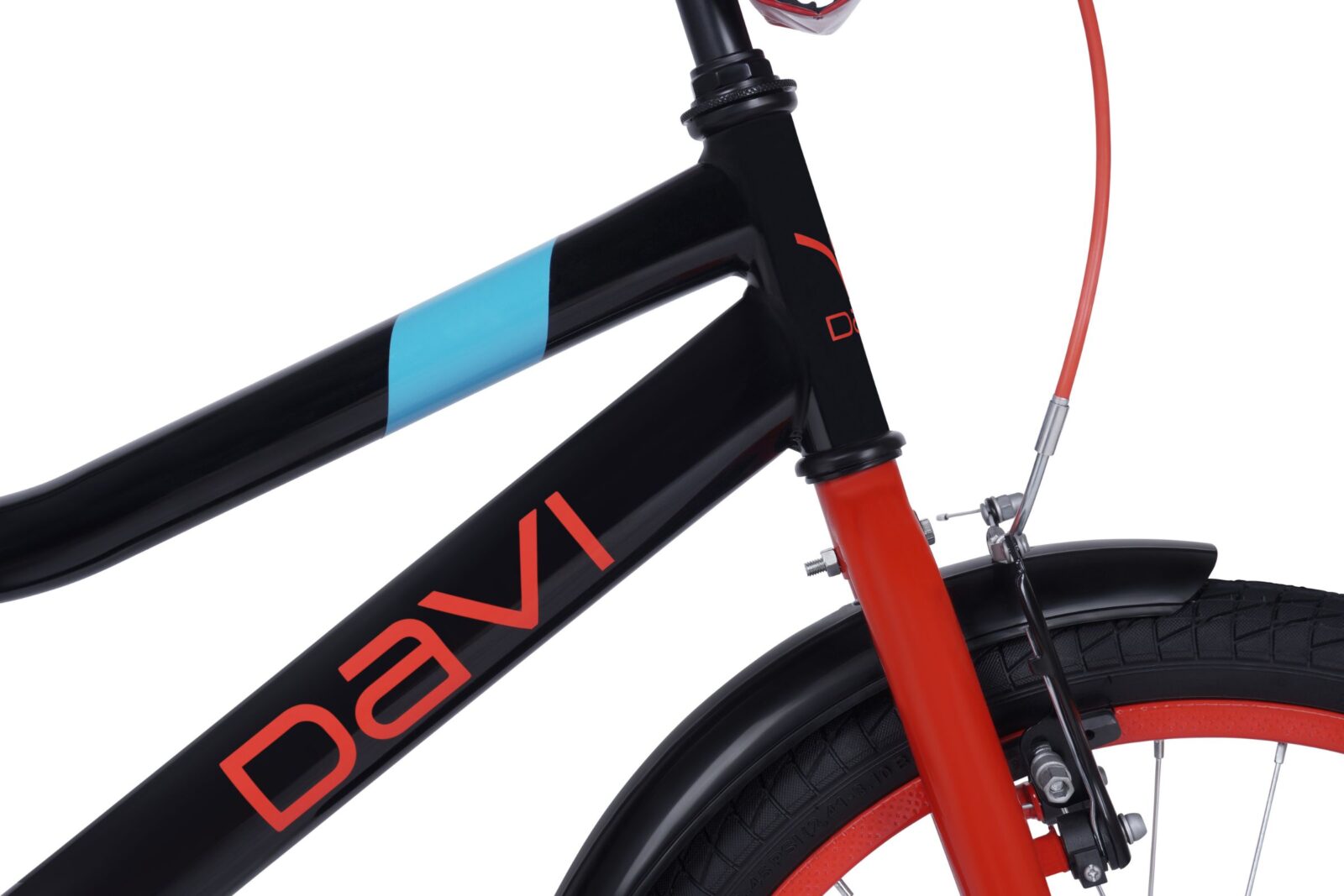 rower dziecięcy davi zippy 20", 110 130 cm, 1 bieg, czarny