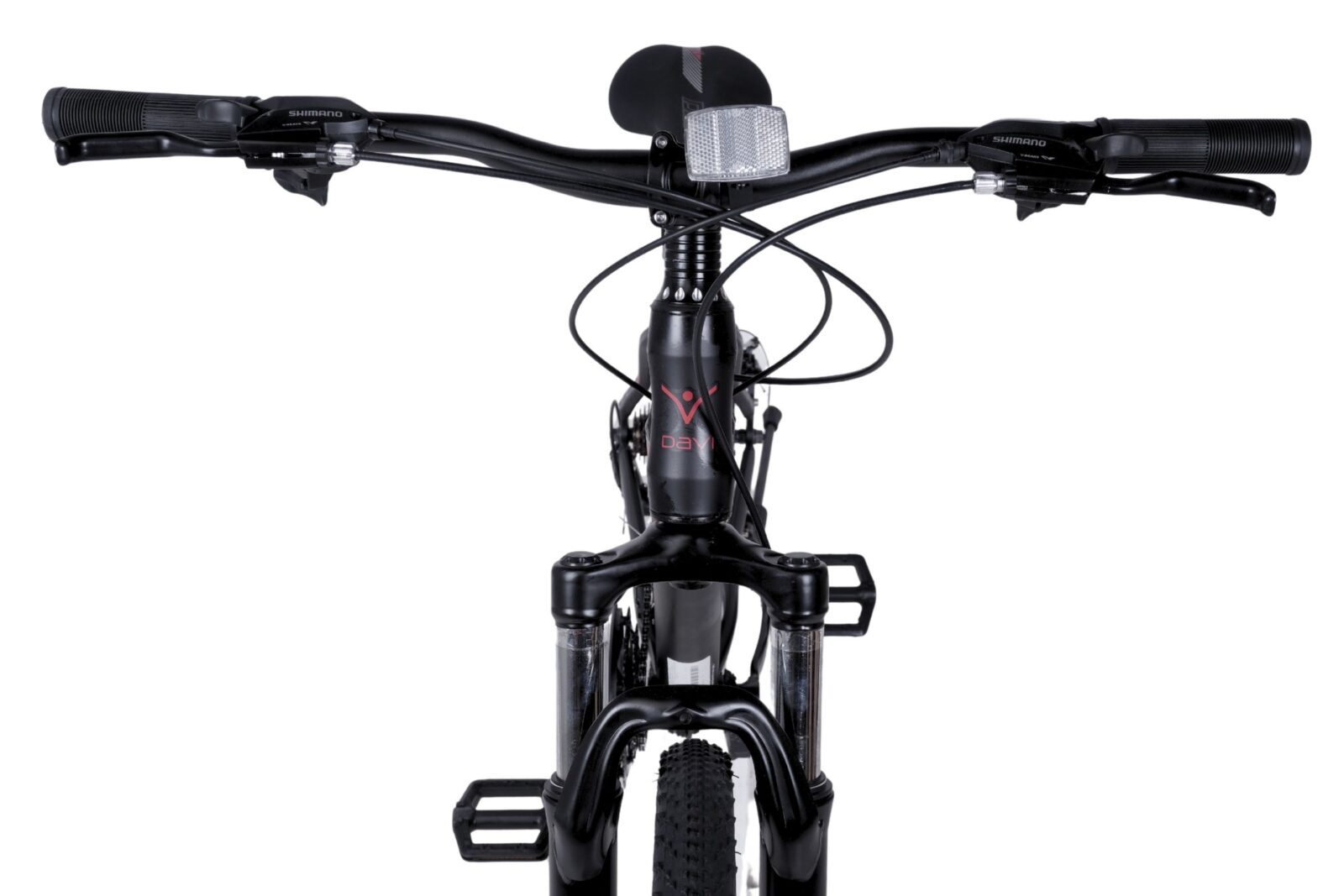 rower górski mtb davi montaro aluminium, 27,5", 160–185 cm, 21 biegów, czarny/czerwony