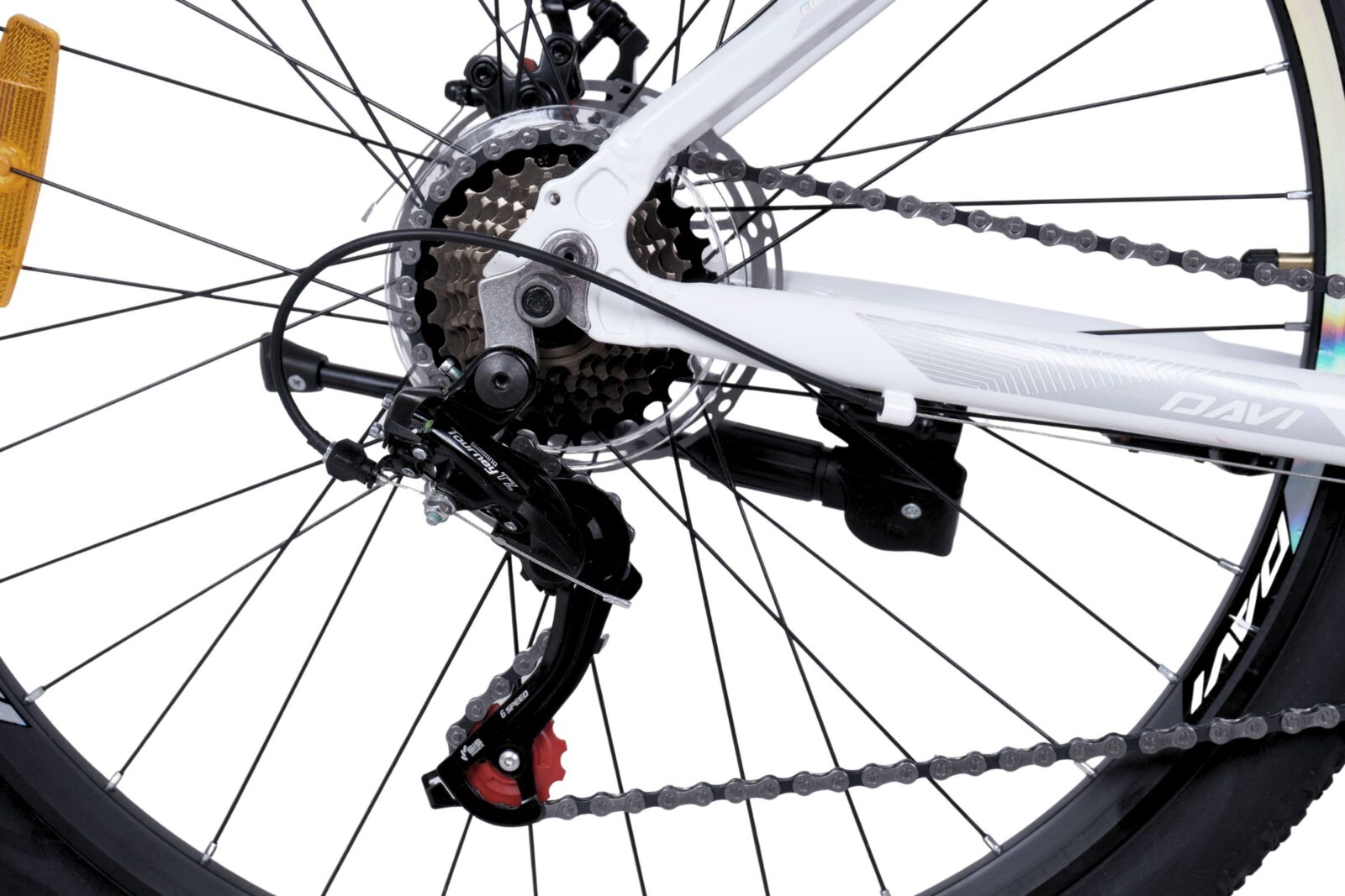 rower górski mtb davi bella aluminium, 27,5", 160–185 cm, 21 biegów, biały/różowy (kopia)