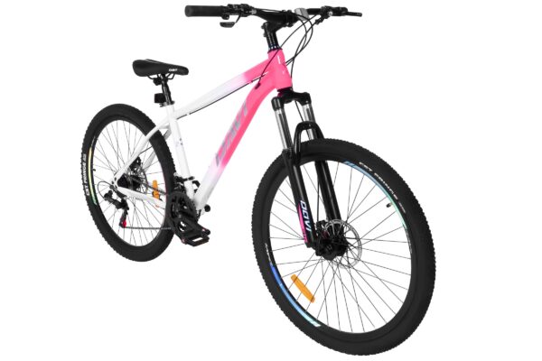 rower górski mtb davi bonita 27,5", 160–185 cm, 21 biegów, biały/różowy (kopia)