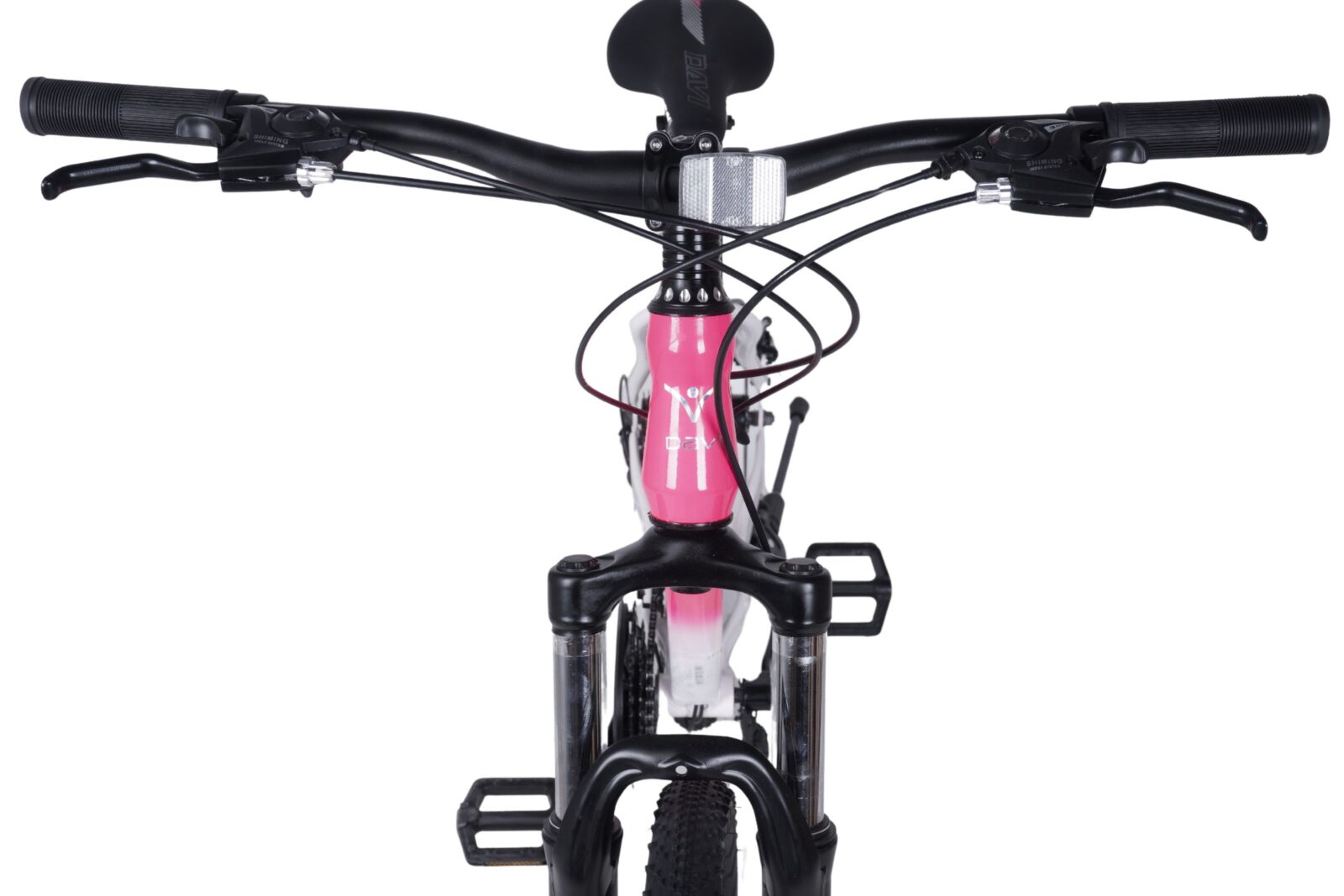 rower górski mtb davi bonita 27,5", 160–185 cm, 21 biegów, biały/różowy (kopia)