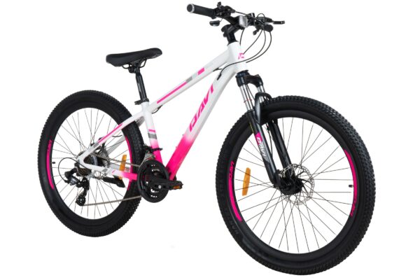 rower górski mtb davi bella aluminium, 26", 145 170 cm, 21 biegów, różowy/biały (kopia)