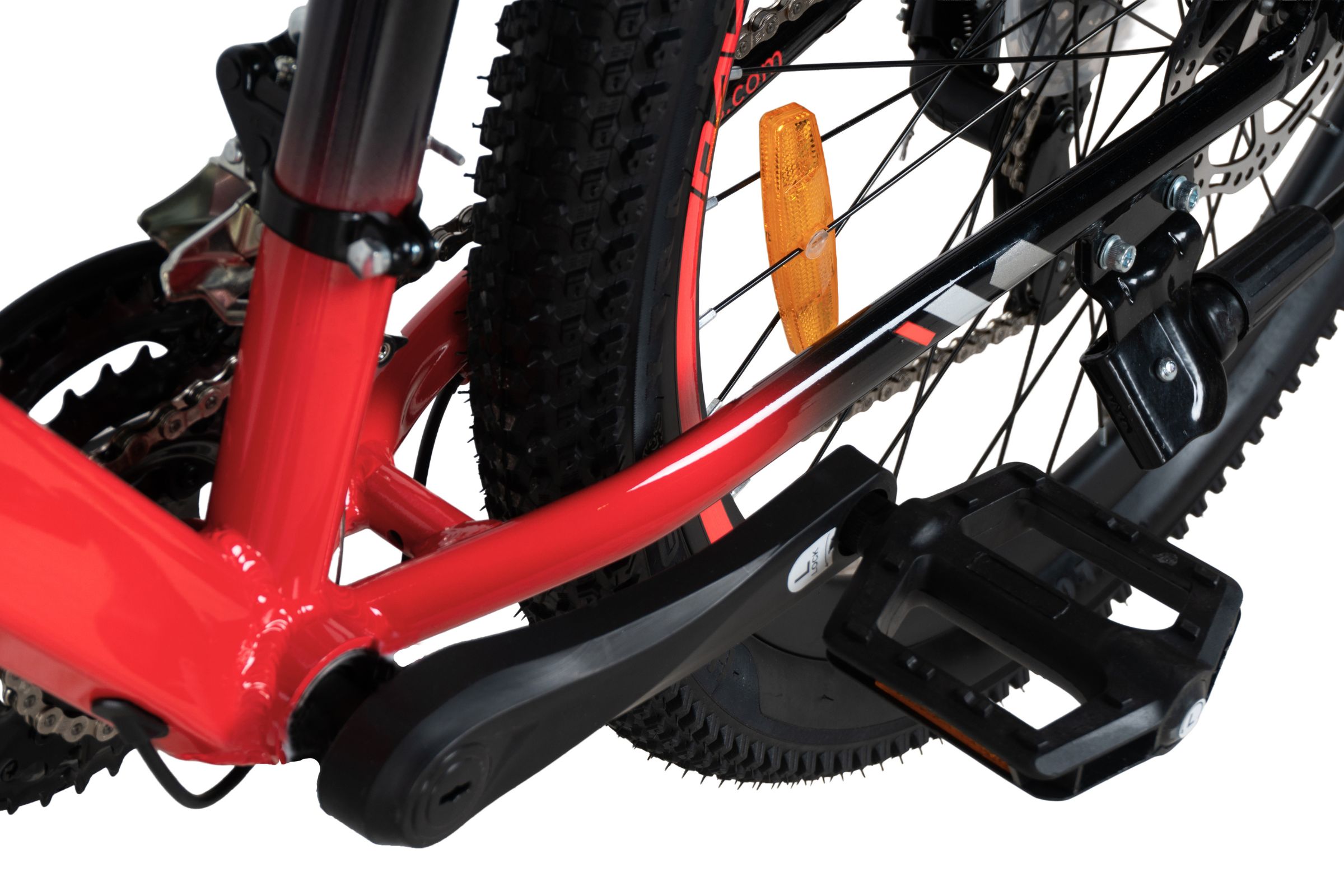 rower górski mtb davi montaro aluminium, 26", 145 170 cm, 21 biegów, czarny/czerwony