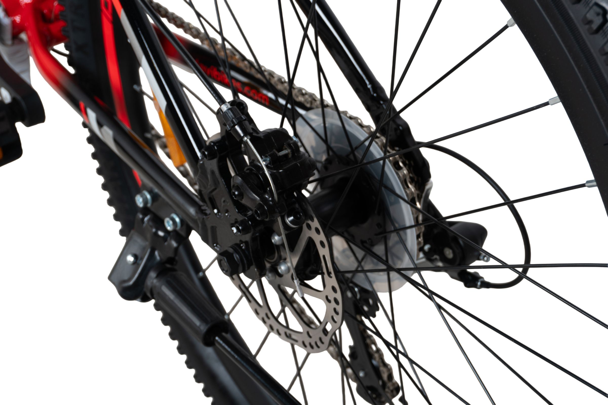 rower górski mtb davi montaro aluminium, 26", 145 170 cm, 21 biegów, czarny/czerwony