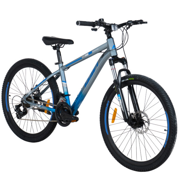rower górski mtb davi montaro aluminium, 26", 145 170 cm, 21 biegów, szary/niebieski