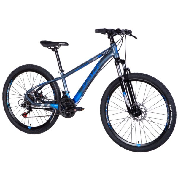 rower górski mtb mercury aluminium 26", 145–170 cm, 21 biegów, niebieski